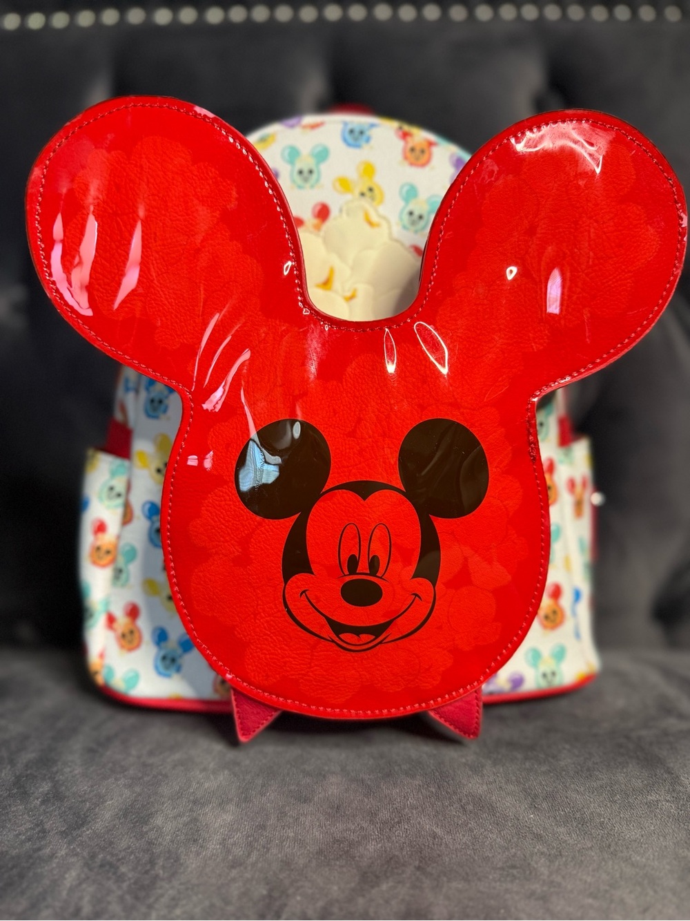 Loungefly Disney Parks Mickey Balloon Popcorn mini backpack (desired collectible - Picture 11 of 13